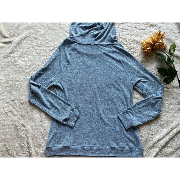 Te' Verde Blue Cowl Neck Pullover Large - Picture 8 of 8